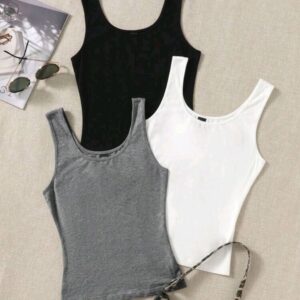Women's Solid Sleeveless Summer Top