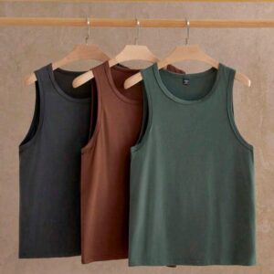 Manfinity ModaGents Men’s Sleeveless Knitted Summer Top