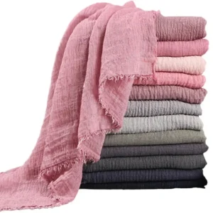 Stretchy Hijab Large Plain Maxi Scarf Shawl