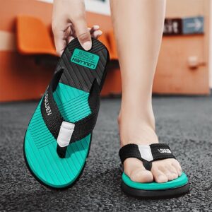 Palm Wave Beach Slippers – Green