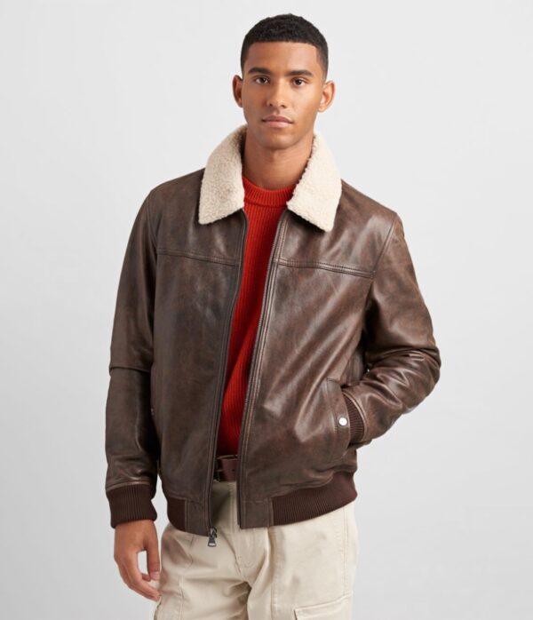 Rust Classic Leather Jacket