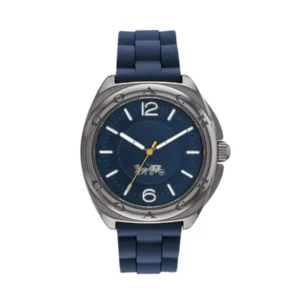 Navy Flex Rubber Watch