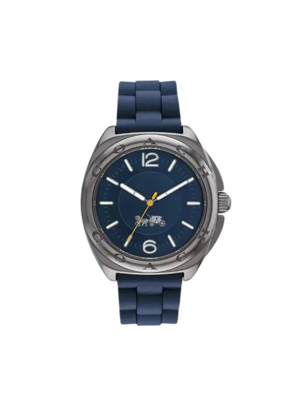 Navy Flex Rubber Watch